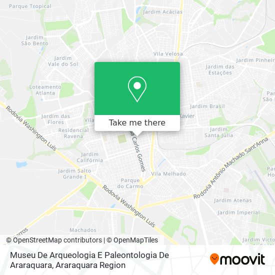 Museu De Arqueologia E Paleontologia De Araraquara map