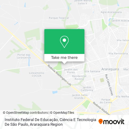 Mapa Instituto Federal De Educação, Ciência E Tecnologia De São Paulo