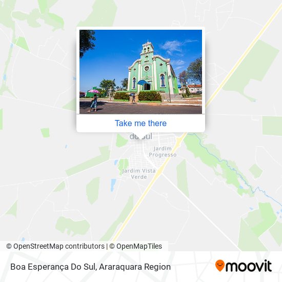 Boa Esperança Do Sul map