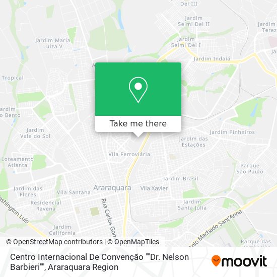 Centro Internacional De Convenção ""Dr. Nelson Barbieri"" map