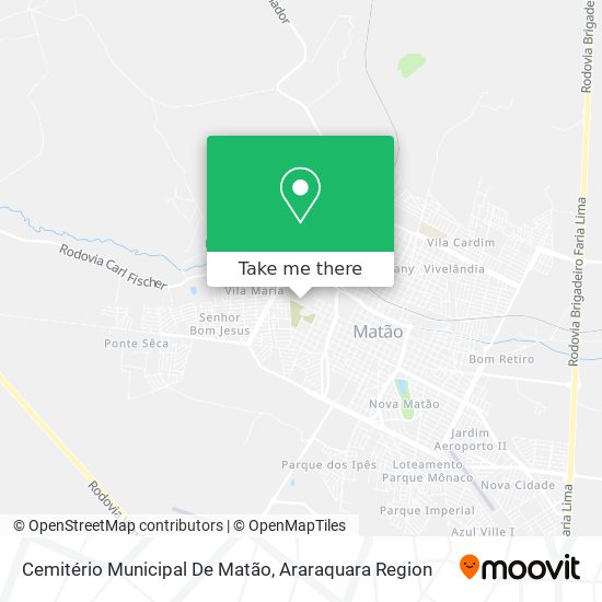 Cemitério Municipal De Matão map