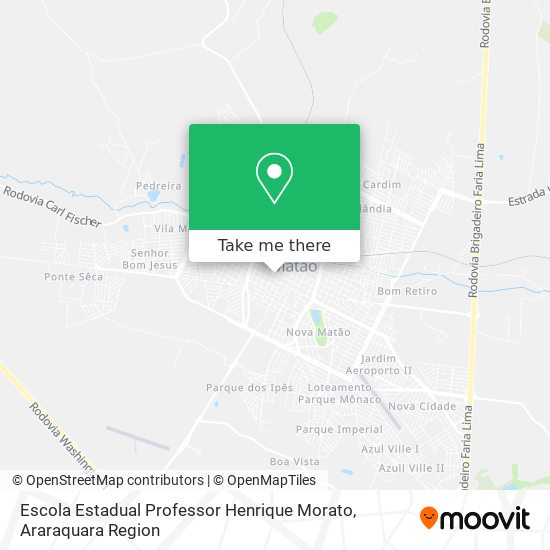 Mapa Escola Estadual Professor Henrique Morato