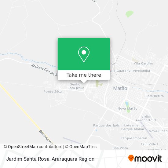 Mapa Jardim Santa Rosa