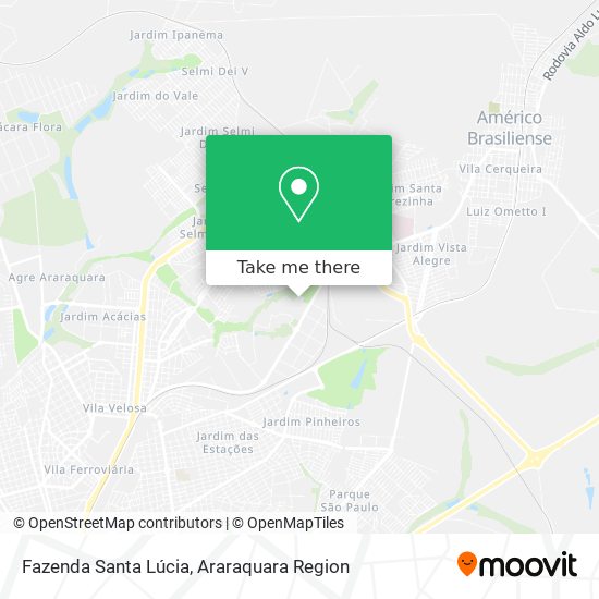 Fazenda Santa Lúcia map