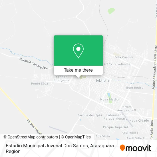 Estádio Municipal Juvenal Dos Santos map
