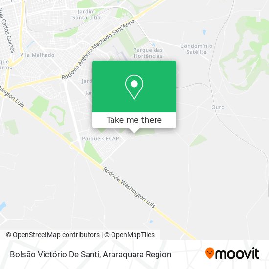 Bolsão Victório De Santi map