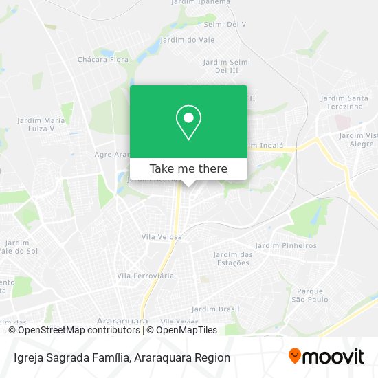 Mapa Igreja Sagrada Família