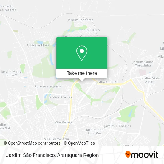 Jardim São Francisco map