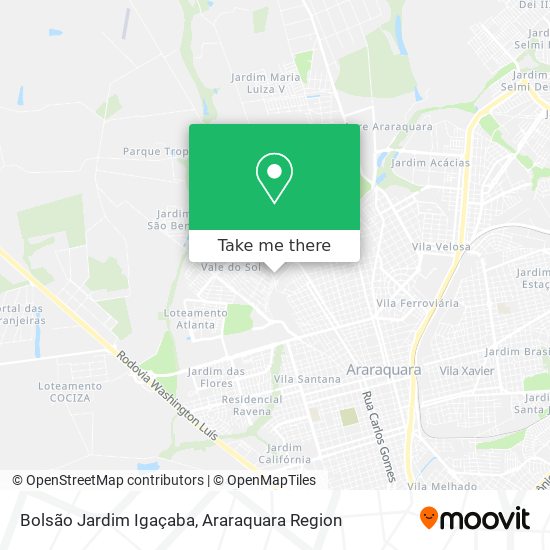 Bolsão Jardim Igaçaba map
