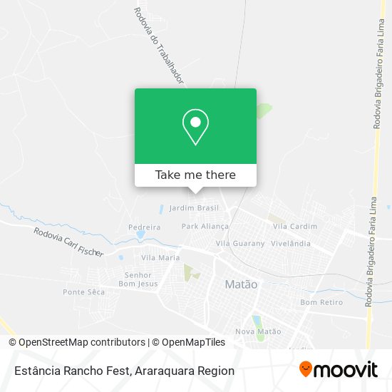 Estância Rancho Fest map