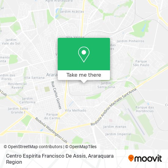 Centro Espírita Francisco De Assis map