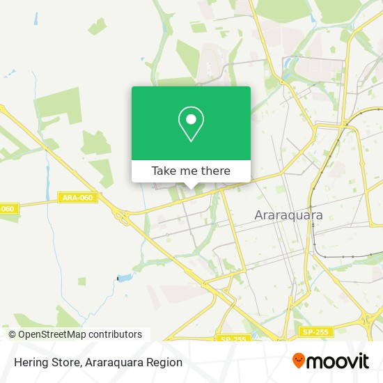 Mapa Hering Store