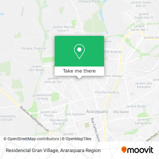 Residencial Gran Village map