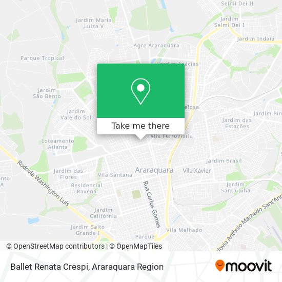 Ballet Renata Crespi map