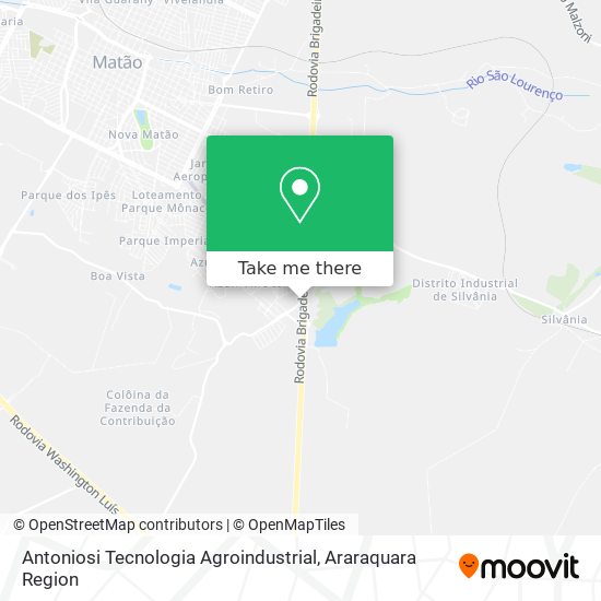 Mapa Antoniosi Tecnologia Agroindustrial