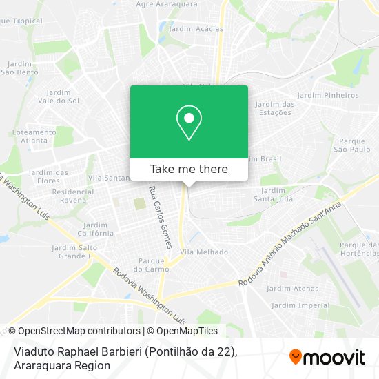 Viaduto Raphael Barbieri (Pontilhão da 22) map