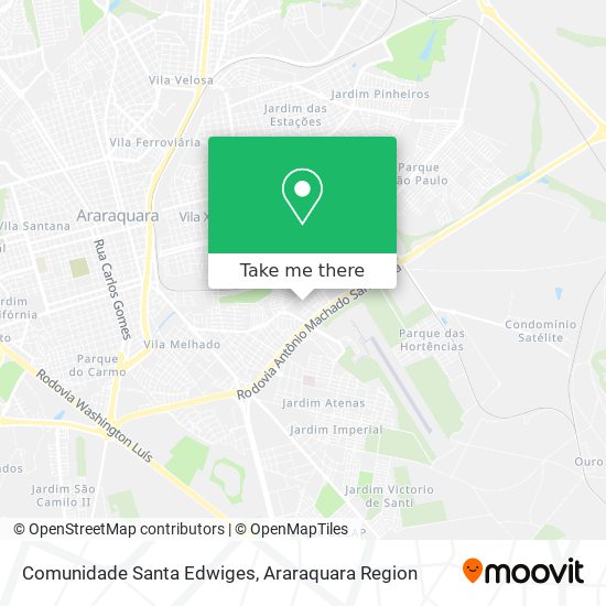 Comunidade Santa Edwiges map