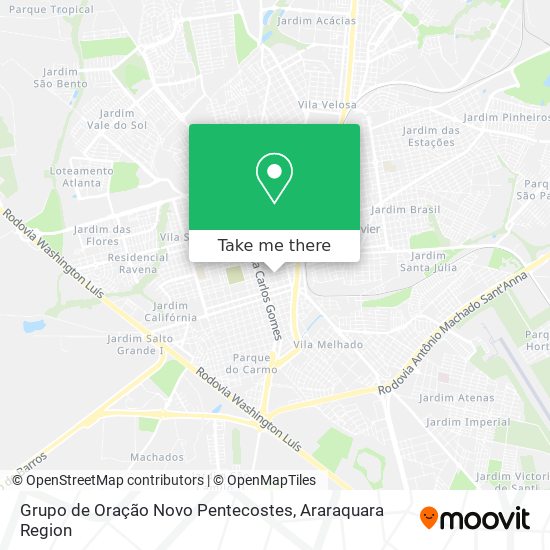 Grupo de Oração Novo Pentecostes map