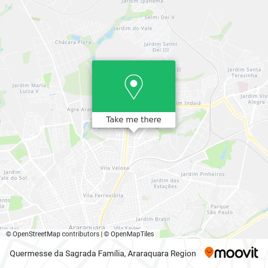 Quermesse da Sagrada Família map