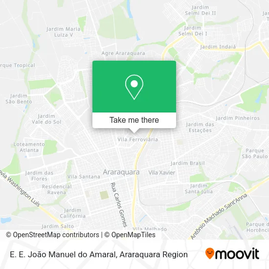 E. E. João Manuel do Amaral map