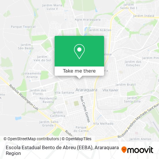 Escola Estadual Bento de Abreu (EEBA) map