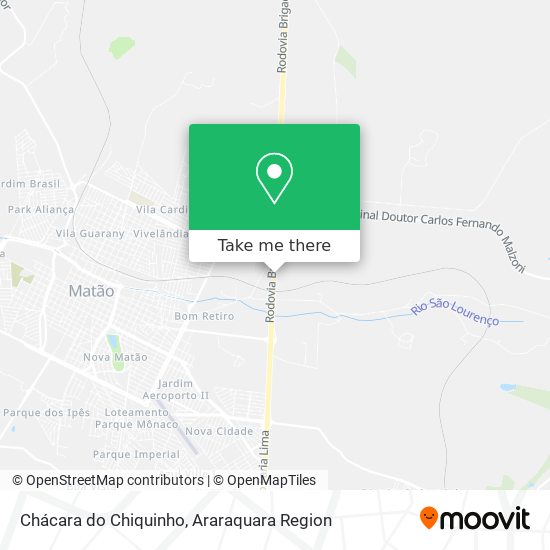Chácara do Chiquinho map