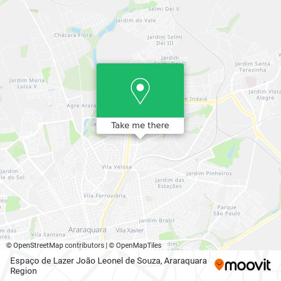 Espaço de Lazer João Leonel de Souza map