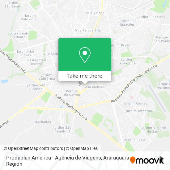 Prodaplan América - Agência de Viagens map