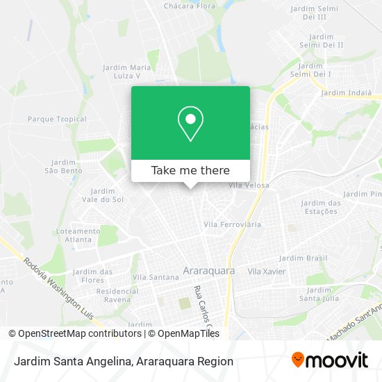 Jardim Santa Angelina map