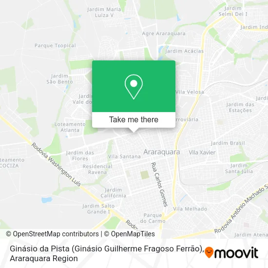 Ginásio da Pista (Ginásio Guilherme Fragoso Ferrão) map