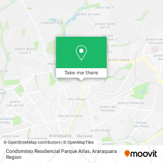 Condomínio Residencial Parque Atlas map