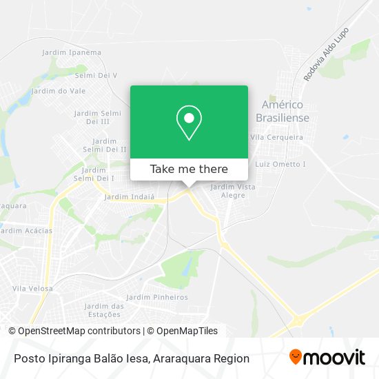 Posto Ipiranga Balão Iesa map