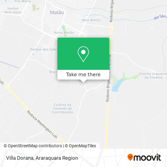 Villa Dorana map