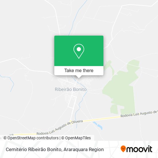 Cemitério Ribeirão Bonito map