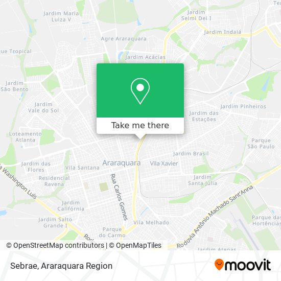 Sebrae map