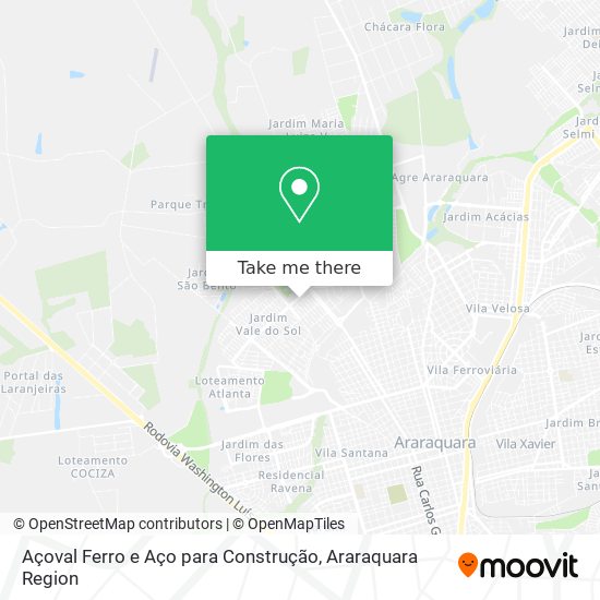 Açoval Ferro e Aço para Construção map