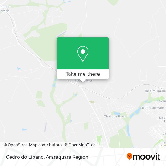 Cedro do Líbano map
