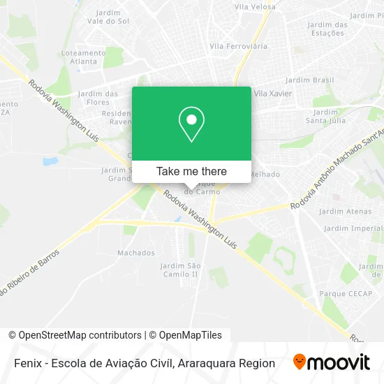 Fenix - Escola de Aviação Civíl map