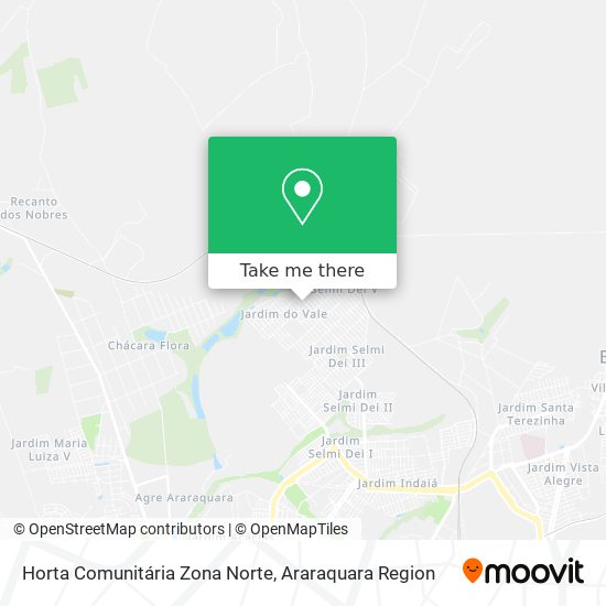 Horta Comunitária Zona Norte map