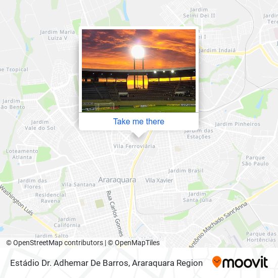 Estádio Dr. Adhemar De Barros map