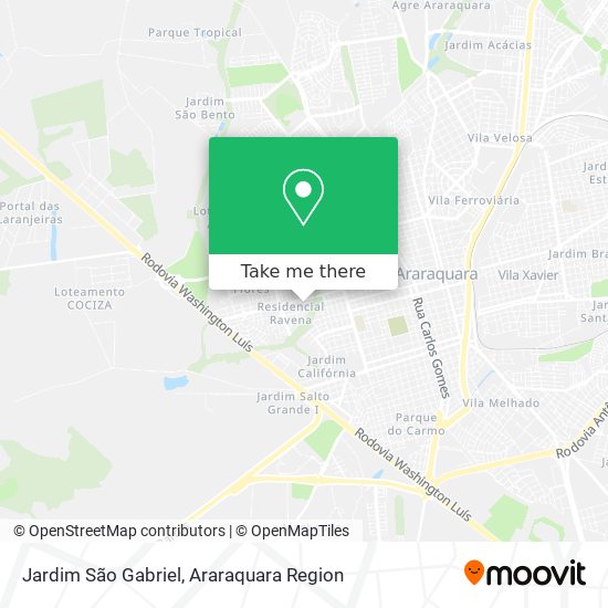 Jardim São Gabriel map