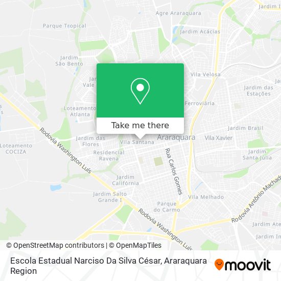 Escola Estadual Narciso Da Silva César map