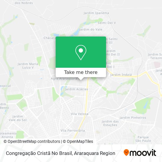 Congregação Cristã No Brasil map