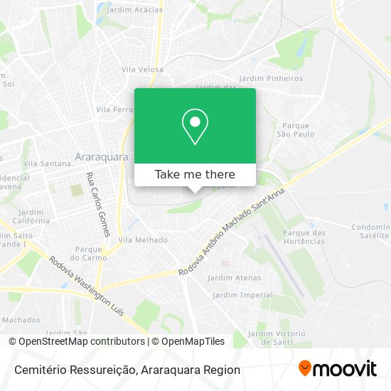 Cemitério Ressureição map