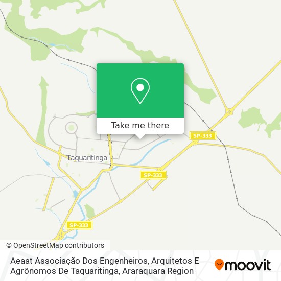 Aeaat Associação Dos Engenheiros, Arquitetos E Agrônomos De Taquaritinga map