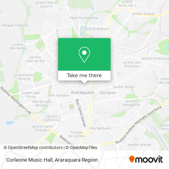 Corleone Music Hall map