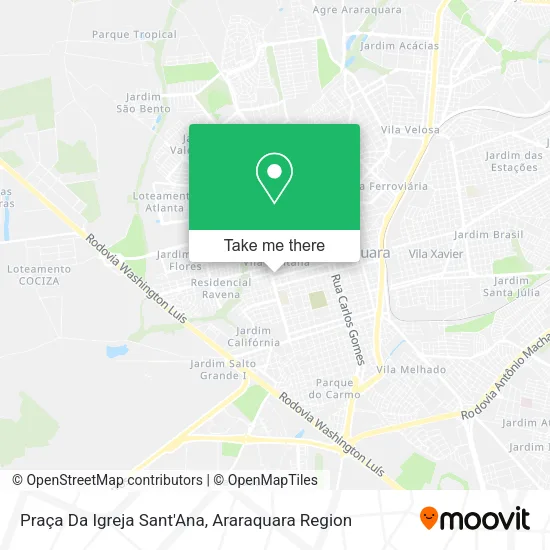 Praça Da Igreja Sant'Ana map