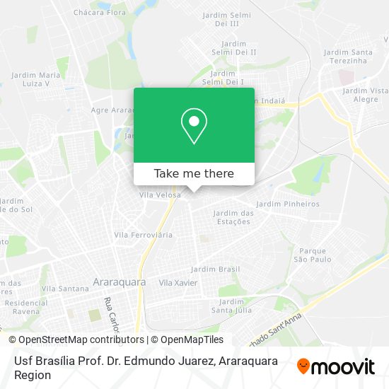 Usf Brasília Prof. Dr. Edmundo Juarez map