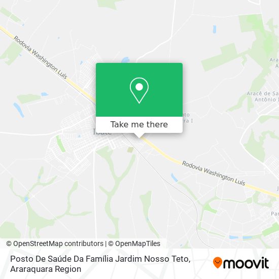 Posto De Saúde Da Família Jardim Nosso Teto map