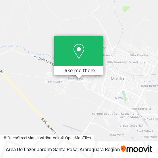 Mapa Área De Lazer Jardim Santa Rosa